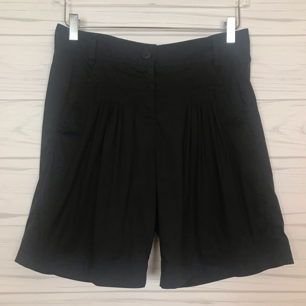 Scanlan & Theodore Hi-Rise Pleat Front Shorts